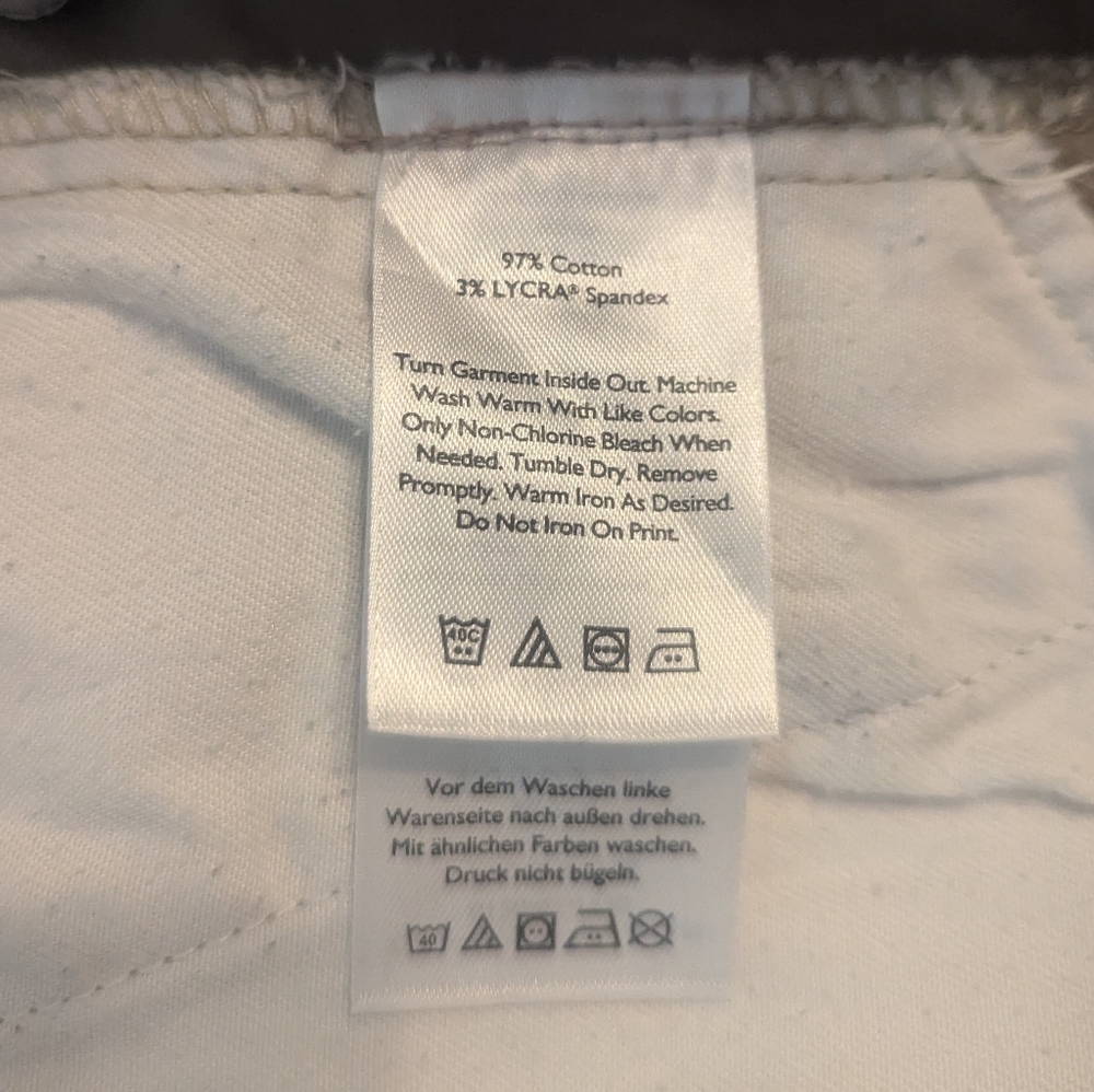 Eddie Bauer Legend Wash Slim Fit Light Tan Putty Chino Shorts #0507. Men's 38 - Picture 4 of 7